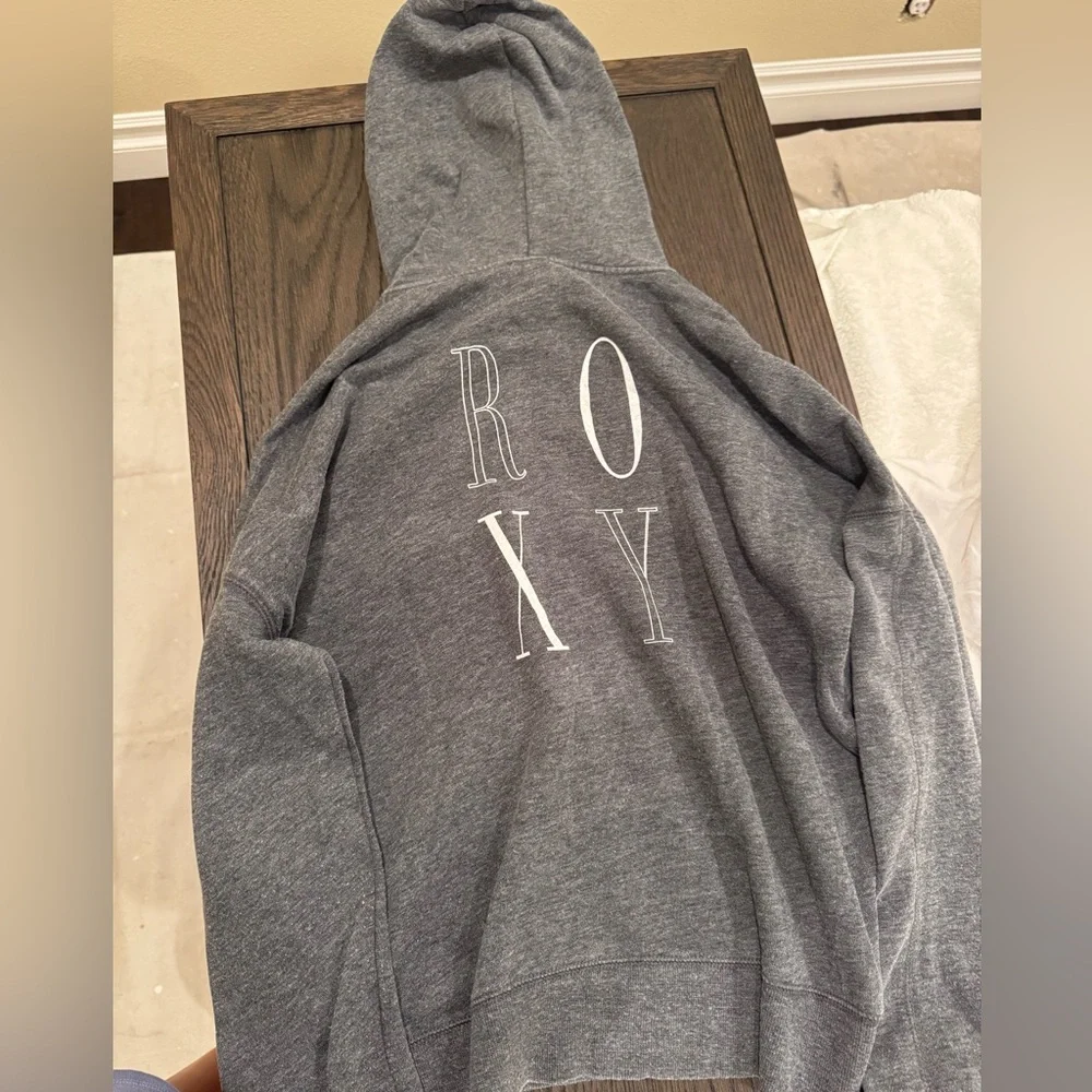 Gray Roxy zip up jacket - Picture 2 of 2